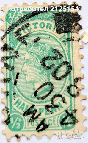 Пощенска марка, Австралия, 1901 г.