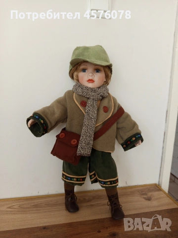 немска колекционерска порцеланова кукла в много добро състояние, снимка 2 - Колекции - 54163885