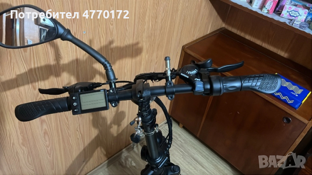 Електрически сгъваем велосипед HITWAY BK6 – почти нов!, снимка 6 - Велосипеди - 53891155