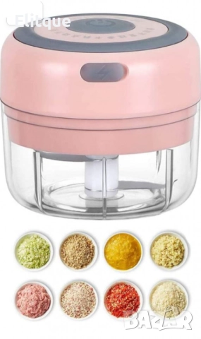 Мини електрически чопър с две остриета / Цвят: Розов, снимка 5 - Други - 52906274