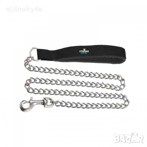 Синджир/Повод за куче с неопренова подплата на дръжката Синджири/Поводи за кучета Кучешки синджир, снимка 1