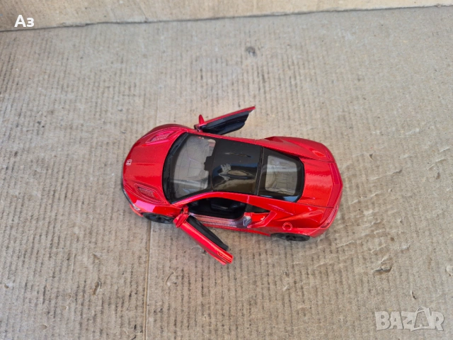 Honda NSX 1:34 Revell червен Хонда НСХ Acura, снимка 5 - Колекции - 53877402