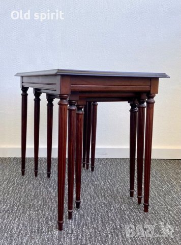 Френски помощни масички – стил Ампир, снимка 5 - Антикварни и старинни предмети - 37725079