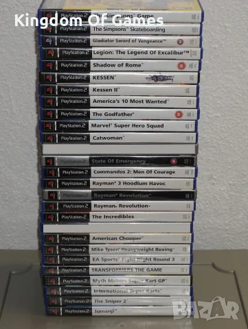 Игри за PS2 The Simpsons/Gladiator/Legion/Kessen/Catwoman/Marvel/The Godfather/Rayman 3/MikeTyson, снимка 14 - Игри за PlayStation - 54097586