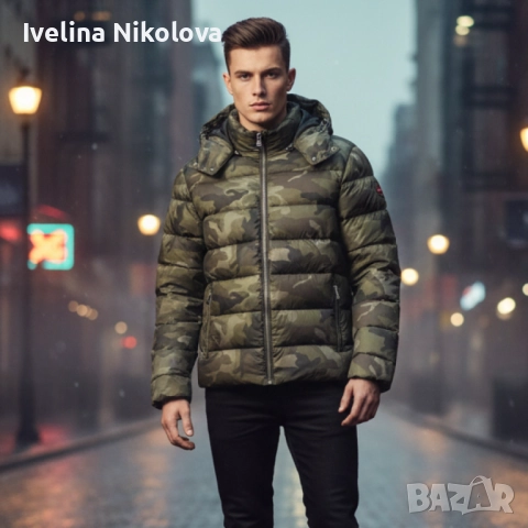 Топло капитонирано яке, снимка 3 - Якета - 51856642