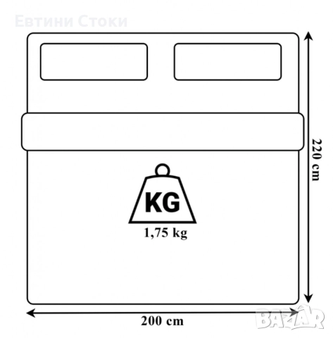 Целогодишен олекотен юрган 200x220 - уют без компромис, снимка 6 - Олекотени завивки и одеяла - 52873232