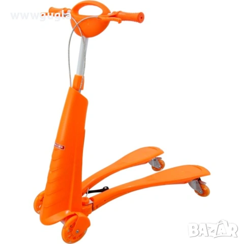 Тротинетка жабка с 4 колела (2 отпред и 2 отзад)