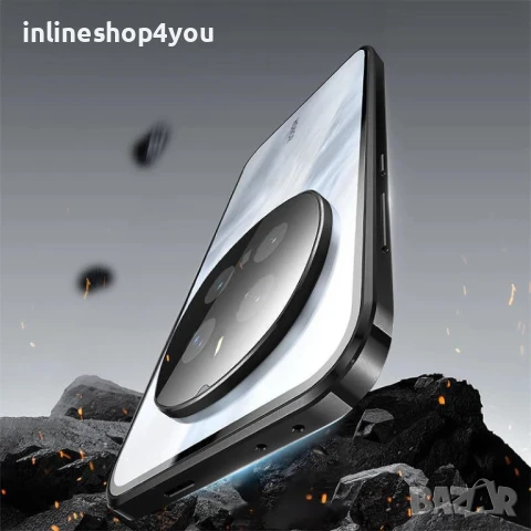 Двоен Магнитен Кейс за Honor Magic7 Pro със защита на камерите, снимка 2 - Калъфи, кейсове - 50825773