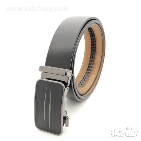 Подаръчен комплект за мъж луксозен колан и портфейл от естествена кожа, снимка 3 - Подаръци за рожден ден - 51641757