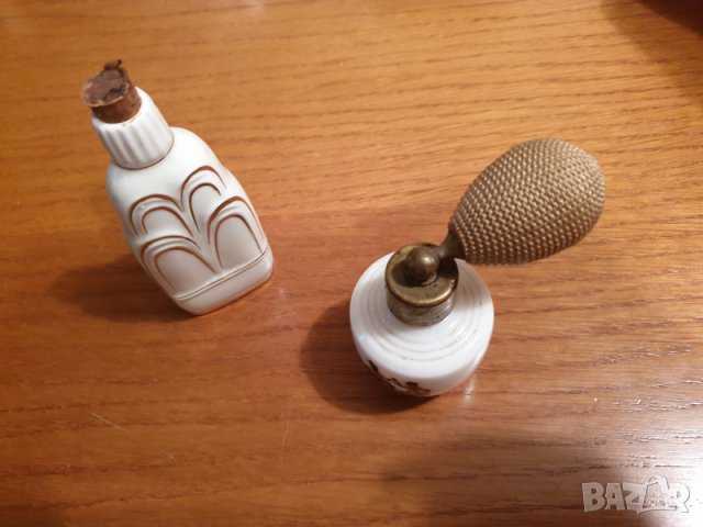 Продавам класически ретро флакон бутилка от парфюм с декорация с позлата от 60-те, снимка 4 - Антикварни и старинни предмети - 39872482