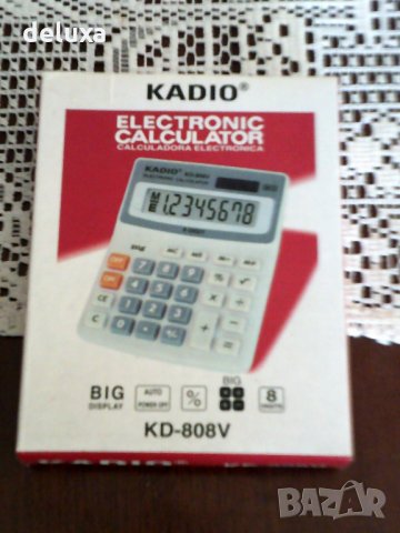 Калкулатор Kadio KD-808V, снимка 2 - Друга електроника - 30558079