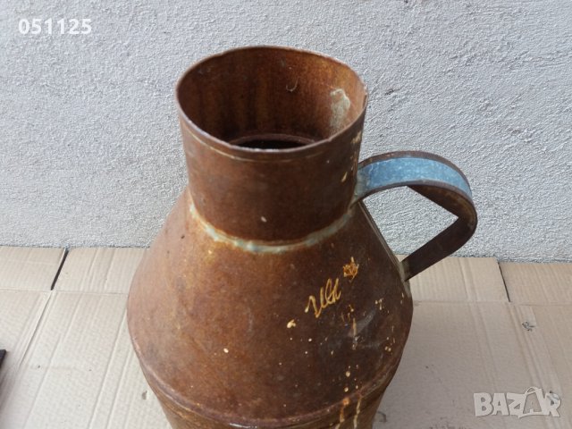 стар гюм за мляко - метален - 8 литра , снимка 6 - Антикварни и старинни предмети - 34996326