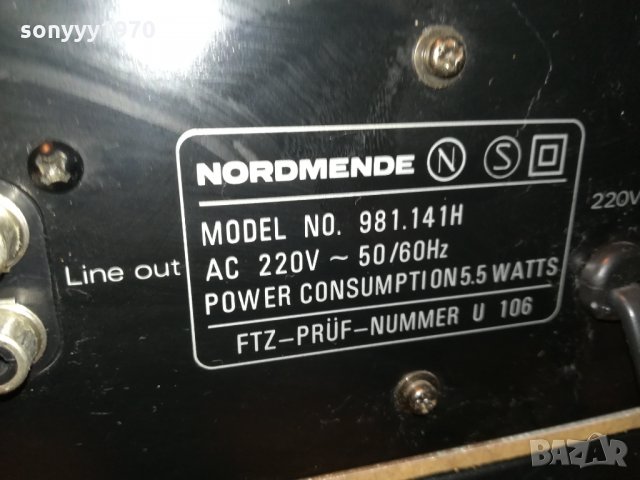 nordmende ampli+tuner+deck-switzerland 1410202237, снимка 15 - Ресийвъри, усилватели, смесителни пултове - 30422782
