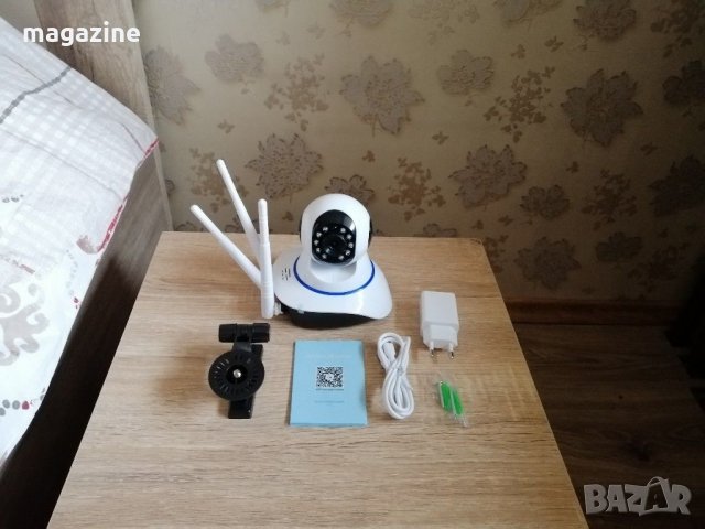 Смарт Wi-Fi Подвижна Камера, Бебефон +Звук (Нови Запечатани) , снимка 2 - HD камери - 29499867