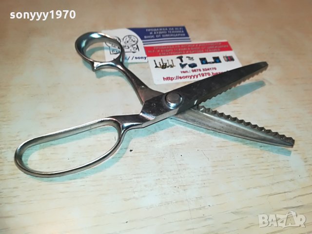зиг-заг ножица АНТИКА, снимка 1 - Антикварни и старинни предмети - 29418356