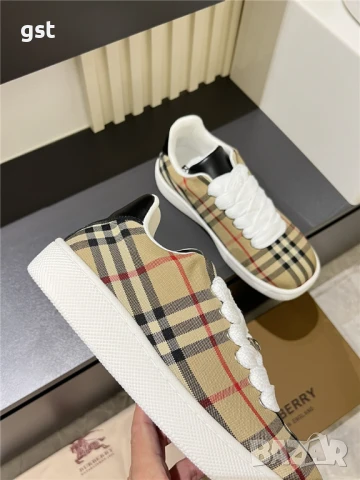 Уникални Редки Burberry Shoes Маратонки Кецове Унисекс Мъжки дамски обувки, снимка 9 - Спортни обувки - 50690667