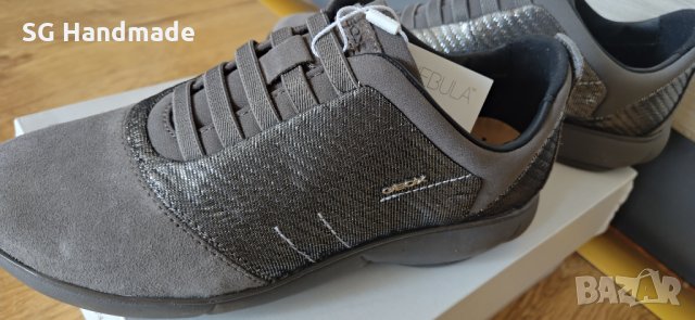 Geox НОВИ кецове с дишаща подметка, сиви, естествен набук, 36 номер, снимка 10 - Дамски ежедневни обувки - 33748195