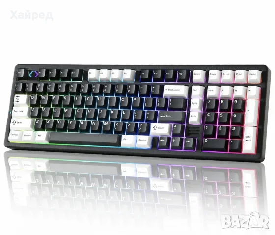 Нова механична клавиатура YUNZII AL98 Aluminum – QMK/VIA, Wireless, RGB, Hot-Swap
