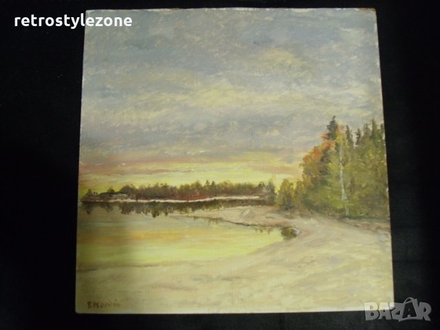 № 4854 стара картина BECKERPANNA  , снимка 2 - Други ценни предмети - 31070200