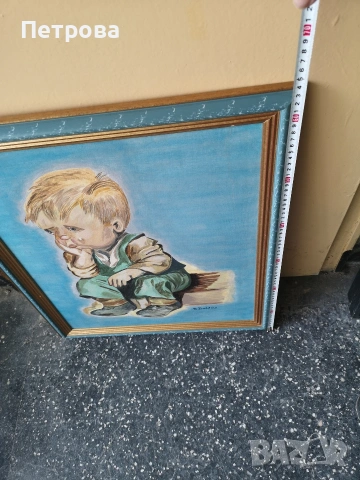 картина с плачещо момче. , снимка 4 - Картини - 54085848