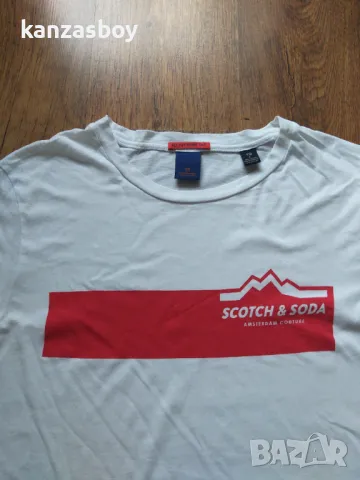 scotch and soda - страхотна мъжка тениска Л, снимка 2 - Тениски - 48540113