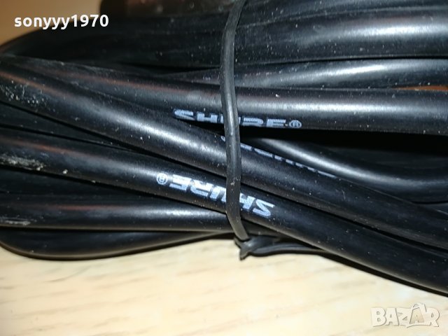 shure mic+shure кабел с жак и букса-внос швеицария, снимка 8 - Микрофони - 29672601