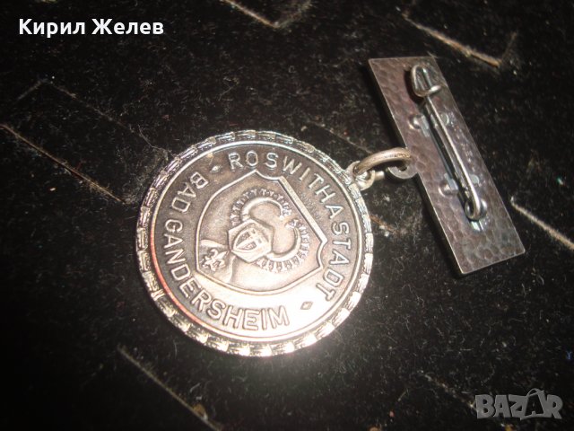 1971 СТАРА СРЕБЪРНА НЕМСКА ЗНАЧКА ПОСРЕБРЕНА или СРЕБЪРНА 17267, снимка 3 - Колекции - 30790870