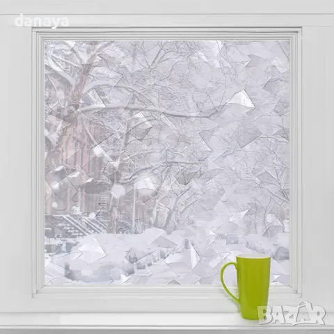 2537 Матирано фолио за прозорци 45x200cm, снимка 4 - Декорация за дома - 48053383