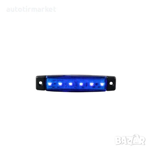 Бял LED габарит с 6 диода 24V – NOKTA L0051W, снимка 2 - Аксесоари и консумативи - 56051894