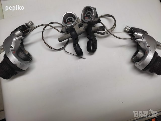 Продавам колела внос от Германия  комплект команди SHIMANO SB-C051 3 X 8, снимка 3 - Части за велосипеди - 38551210