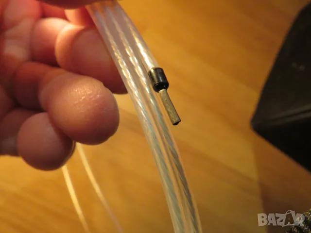 Специален кабел за заземяване 1.15 м с накрайници , снимка 4 - Друга електроника - 49936557