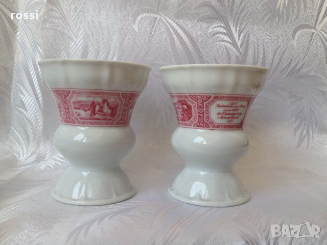 Vintage. Нови. Heinrich Porzellan Чаши за Rudesheim кафе, за чай, вода 180 мл., снимка 7 - Чаши - 32175489