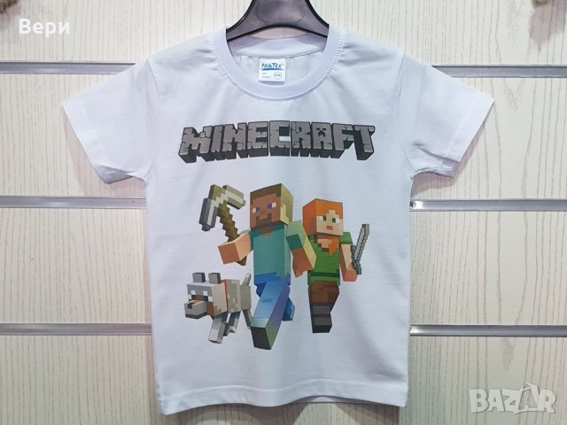 Нова детска тениска с дигитален печат MINECRAFT (Майнкрафт), снимка 5 - Детски тениски и потници - 29124060