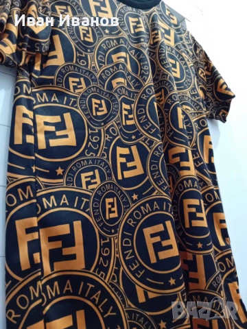 Оригинална тениска Fendi, снимка 6 - Тениски - 51651575