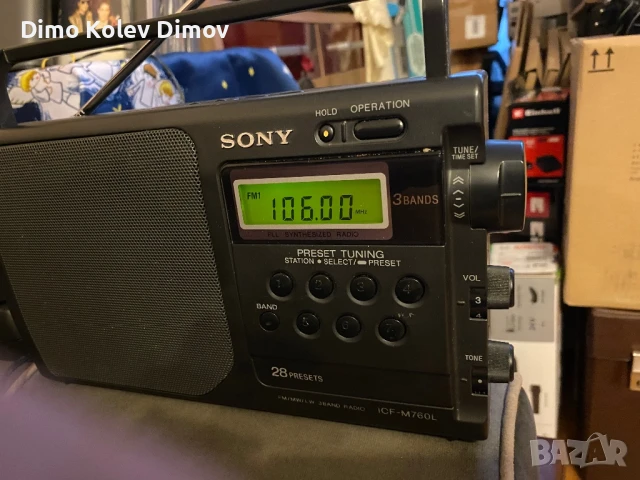 SONY ICF M760L Радио, Транзистор, като Ново!, снимка 3 - Ресийвъри, усилватели, смесителни пултове - 50667503
