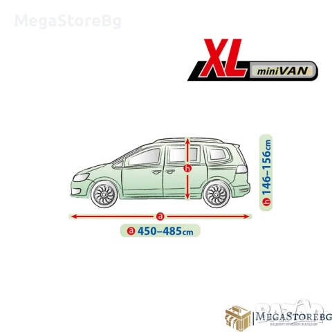 Покривало Kegel серия Mobile Garage размер XL сиво за миниван, снимка 2 - Аксесоари и консумативи - 52007893