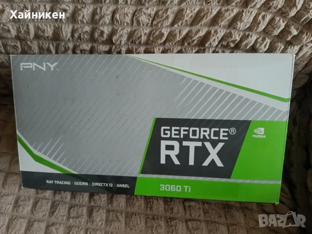 Видео карта PNY RTX 3060 TI 8Gb.LHR