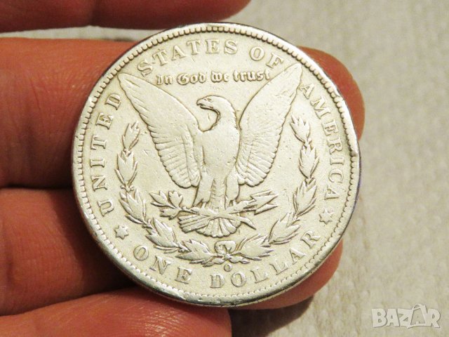 Рядък голям сребърен долар, морган долар, MORGAN DOLLAR, ONE DOLLAR - 1900г  сребро, снимка 2 - Нумизматика и бонистика - 35483416