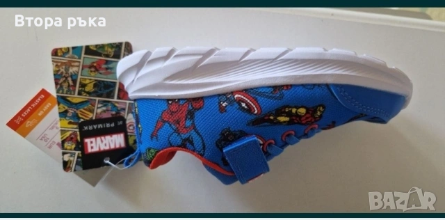 Нови оригинални детски маратонки Primark Marvel 27 номер, снимка 4 - Детски маратонки - 54218956