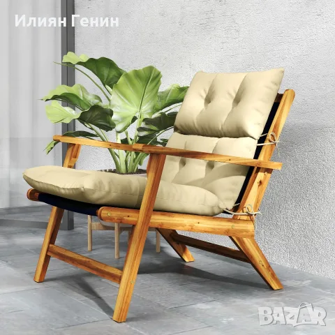 Възглавница за седалка Outsunny,, снимка 9 - Градински мебели, декорация  - 56264359