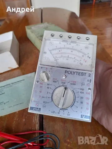 Стар мултицет Polytest 2, снимка 4 - Антикварни и старинни предмети - 49585340