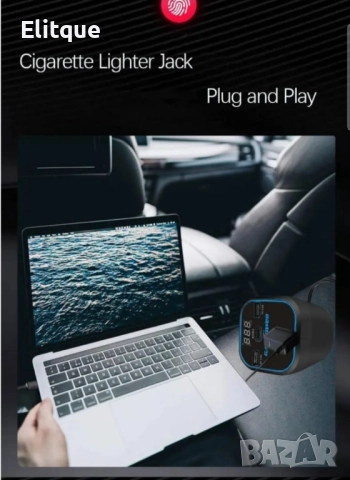 Инвертор преобразувател за захранване,адаптер за зарядно за кола с 3.0A двоен USB и Type-C,12V/24V к, снимка 10 - Друга електроника - 52832226