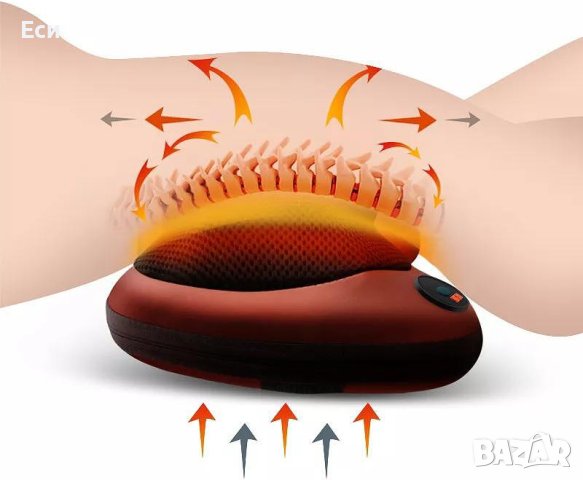 Магнитна Масажна Възглавница, снимка 4 - Масажори - 44240804