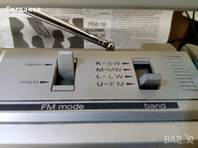 SHARP GF-5454 RADIO CASSETTE RECORDER MADE IN JAPAN, снимка 9 - Радиокасетофони, транзистори - 55896627