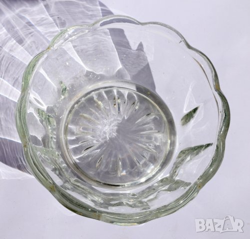 Стъклена захарница, снимка 4 - Прибори за хранене, готвене и сервиране - 38388902