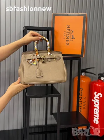 Hermes Birkin 25см 20 цвята, снимка 13 - Чанти - 55760165