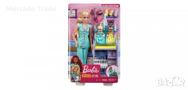 Кукла Барби - Педиатър, снимка 3 - Кукли - 35067854