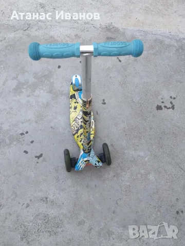Детска тротинетка трикола ScooTer , Светещи LED колела, снимка 3 - Детски велосипеди, триколки и коли - 55772050