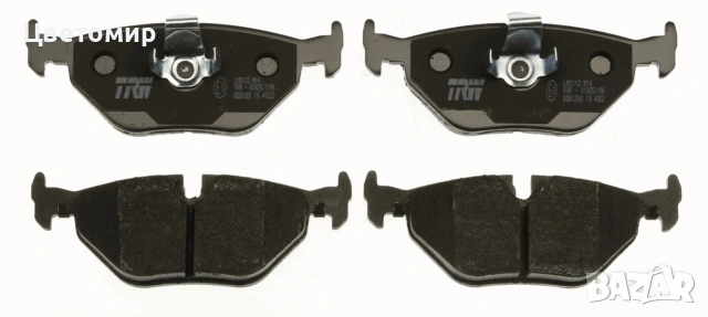 GDB1265 TRW Задни Накладки за BMW M47/M52/M54/M57/M51/M62