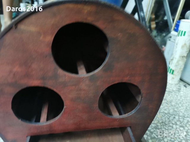 Страхотна дървена стойка/поставка за вино, снимка 8 - Други - 30007054